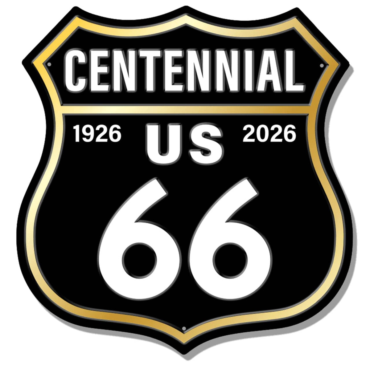 ROUTE 66 CENTENNIAL SHIELD