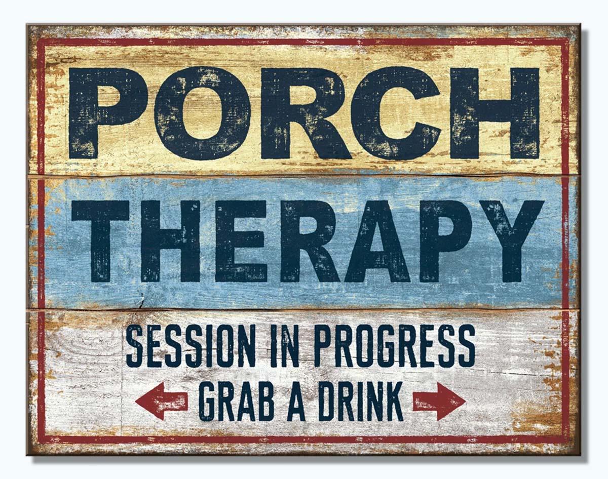 TIN SIGN | PORCH THERAPY