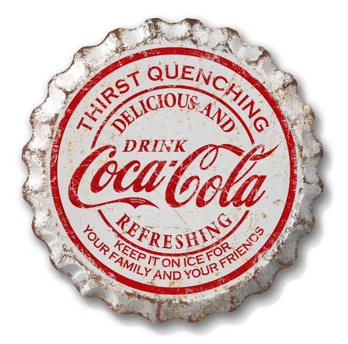 COKE WEATHERED BOTTLE CAP