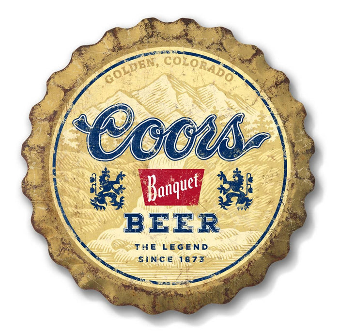 COORS BANQUET WEATHERED BOTTLE CAP