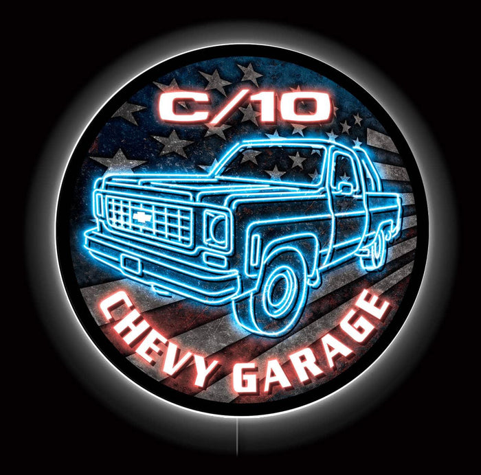 23" LED - CHEVY C10 FLAG