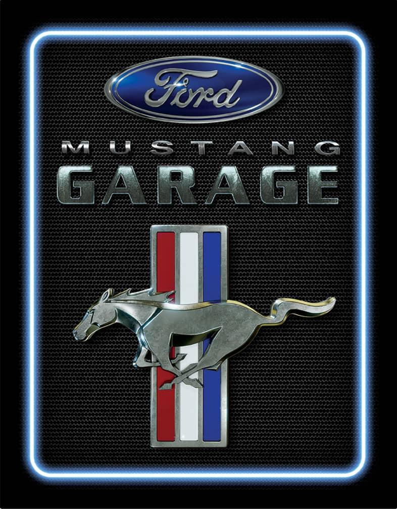 23" LED MUSTANG GARAGE