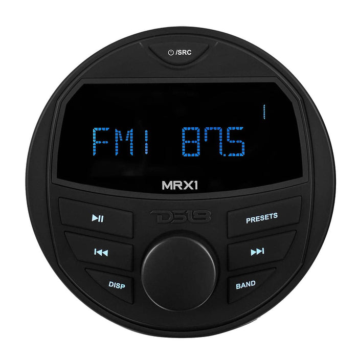 HEADUNIT 2.75" LCD SCREEN | 1 ZONE | 4 VOLTS OUTPUT | BT | RDS | 4 X 40 WATTS | SILICONE COVER