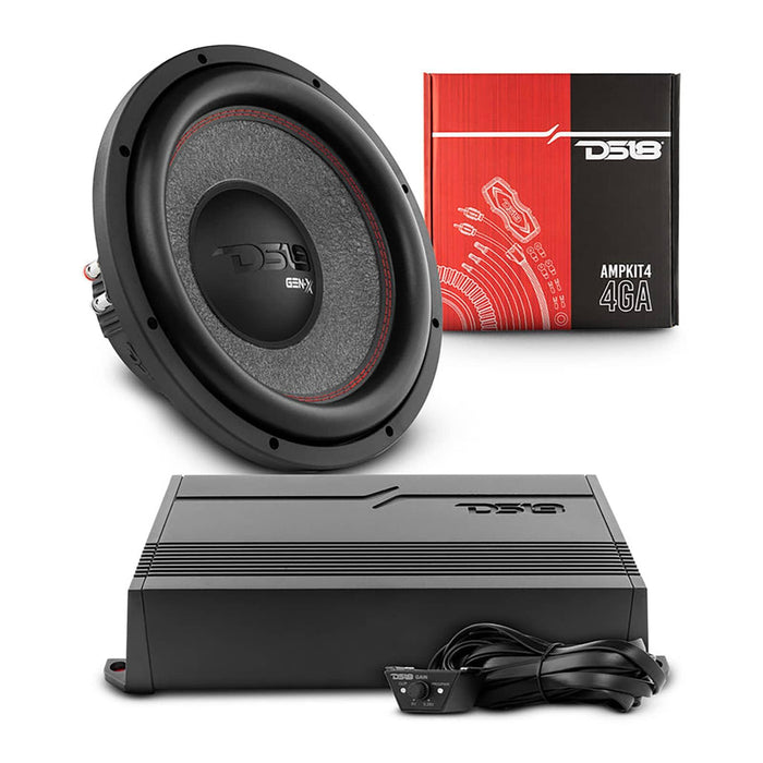 AUDIO BASS PACKAGE | 12” SUBWOOFER + MONOBLOCK AMPLIFIER