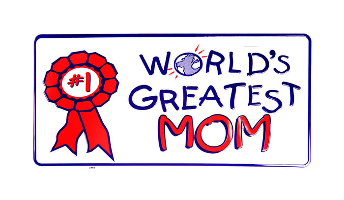 LIC.PLATE WORLD'S GREATEST MOM