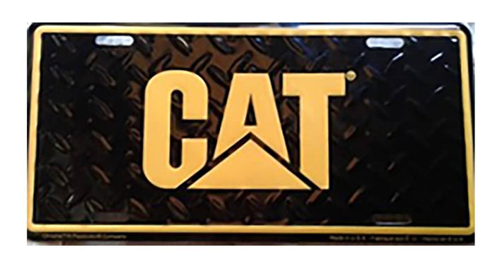 LIC. PLATE CAT ALUMINUM