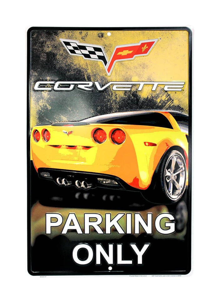 CORVETTE PARKING ONLY