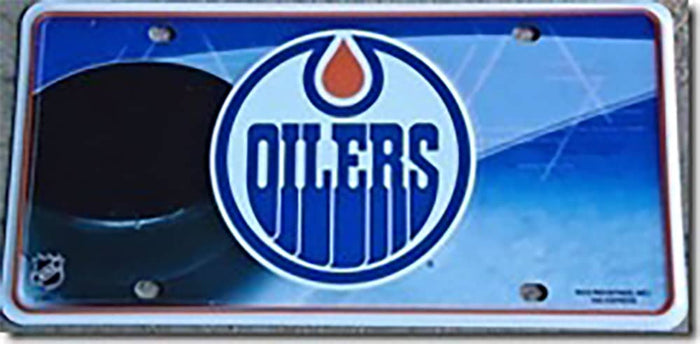 LICENSE PLATE EDMONTON OILERS