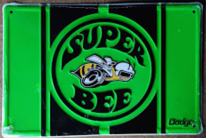 DODGE SUPER BEE LARGE SIGN - GREEN