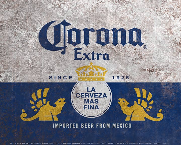 TIN SIGN CORONA EXTRA