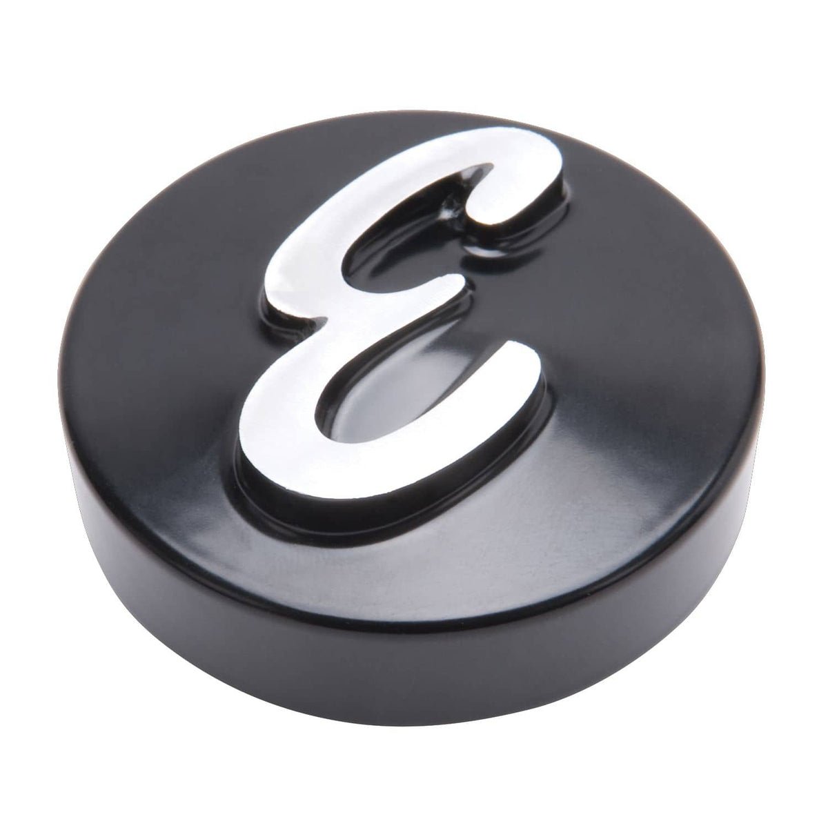 E LOGO BLACK ROUND NUT