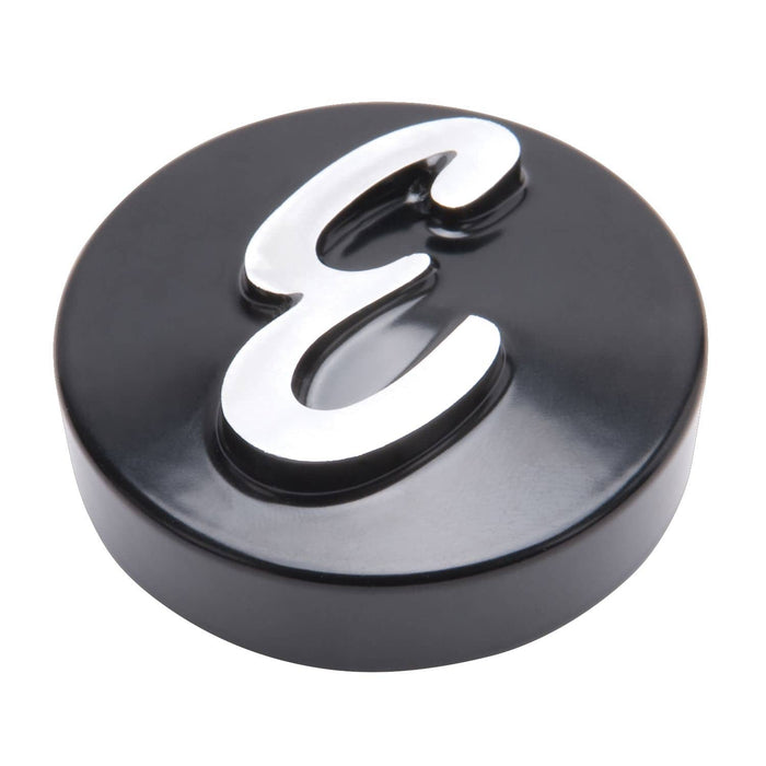 E LOGO BLACK ROUND NUT