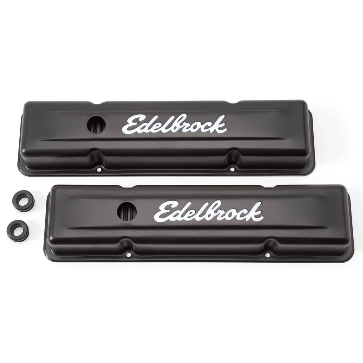 VALVE COVERS BLACK CHEV