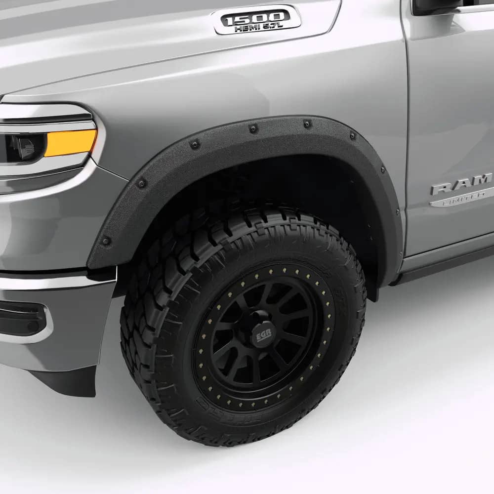 BOLT-STYLE FENDER FLARES (4) 19-24 RAM 1500