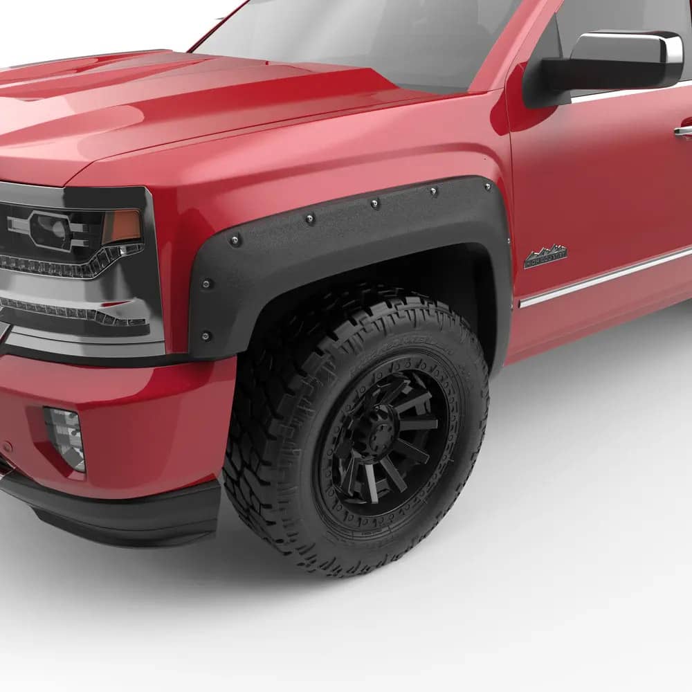 BOLT-STYLE FENDER FLARES (4) 14-18 CHEV 1500 5'8" BOX