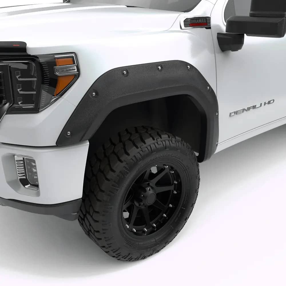 BOLT-STYLE FENDER FLARES (4) 20-26 GMC HD