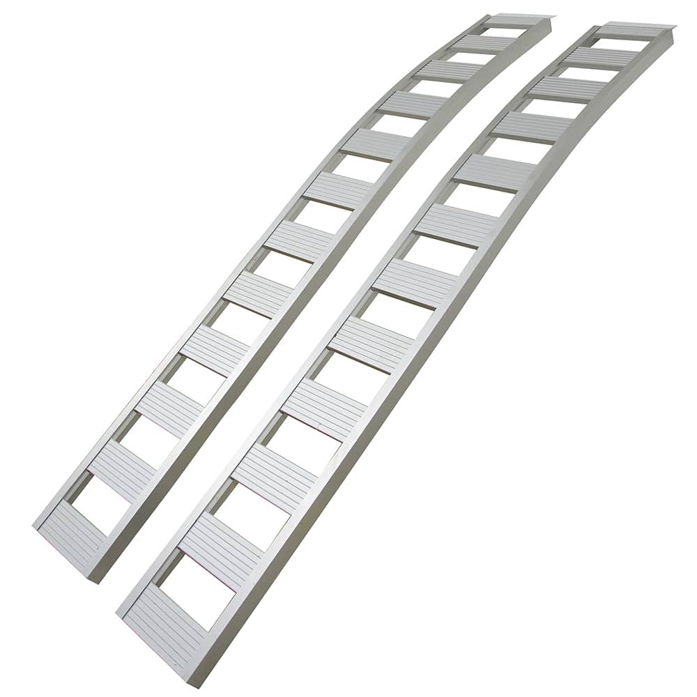 90" LONG 12" WIDE NON FOLDING ALUMINUM RAMPS (PAIR)