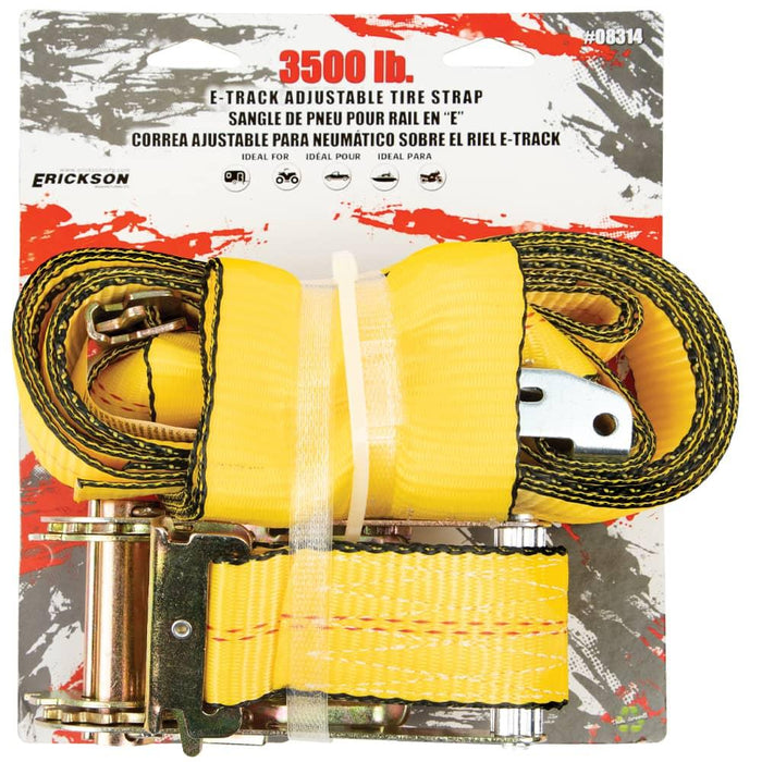 3500 LB E-TRACK ADJUSTABLE TIRE STRAP