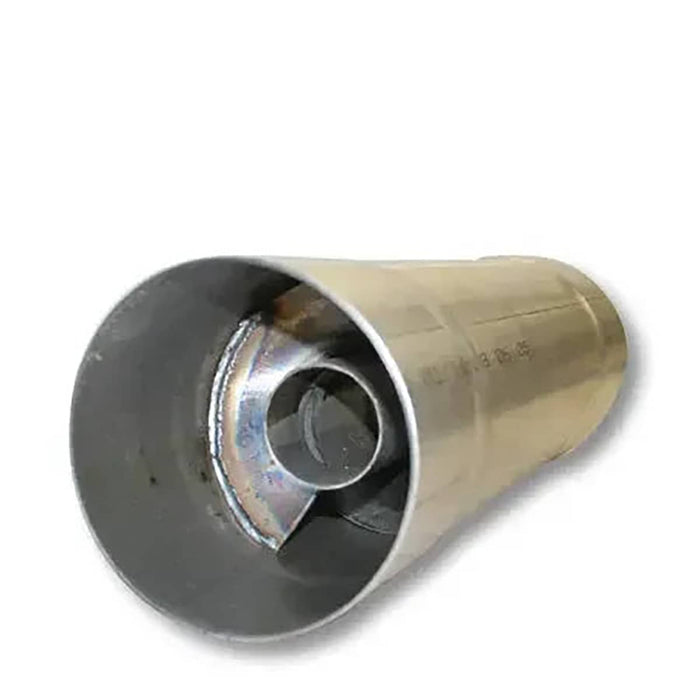 4" ROUND BODY DIESEL RESONATOR | 3" INLET/OUTLET 18" LENGTH