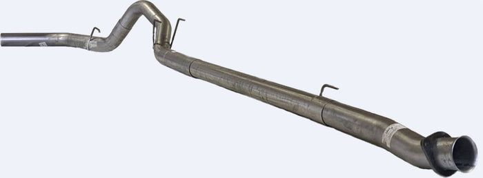 4" STAINLESS DOWNPIPE BACK SINGLE EXHAUST W/O MUFFLER 20-22 S/DUTY 6.7L