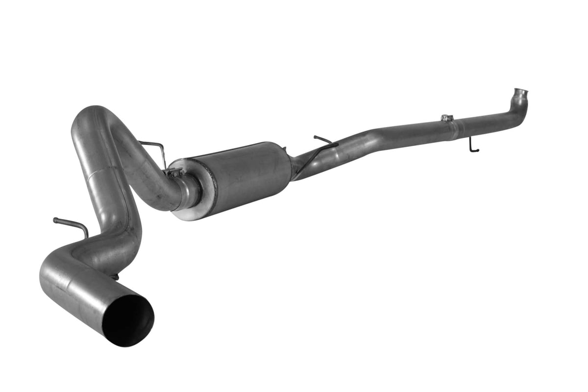 4" DOWNPIPE BACK EXHAUST W/MUFFLER | 07.5-10 GM HD EXT/CREW CAB 6.6L