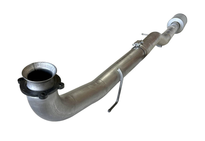 4" CAT & DPF DELETE PIPE W/MUFFLER | 17-26 GM HD EXT/CREW CAB 6.6L DIESEL