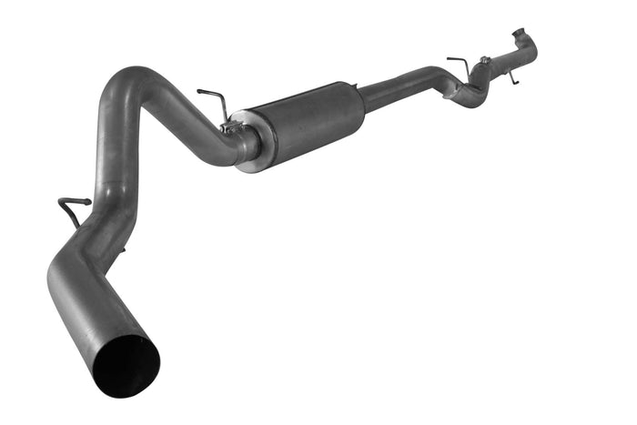 4" DOWNPIPE BACK EXHAUST W/MUFFLER | 2001-2004.5 GM HD EXT/CREW CAB 6.6L