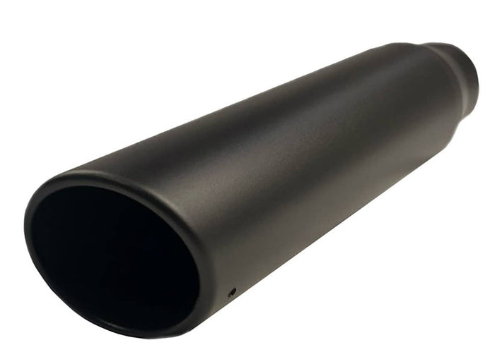 ROLLED ANGLE CUT STAINLESS EXHAUST TIP 2.5"X4"X12"