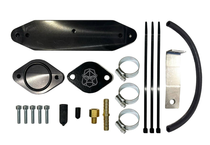 COOLER UPGRADE WITH COOLANT RE-ROUTE HOSE FOR FACTORY PYRO 11-15 S/DUTY 6.7L