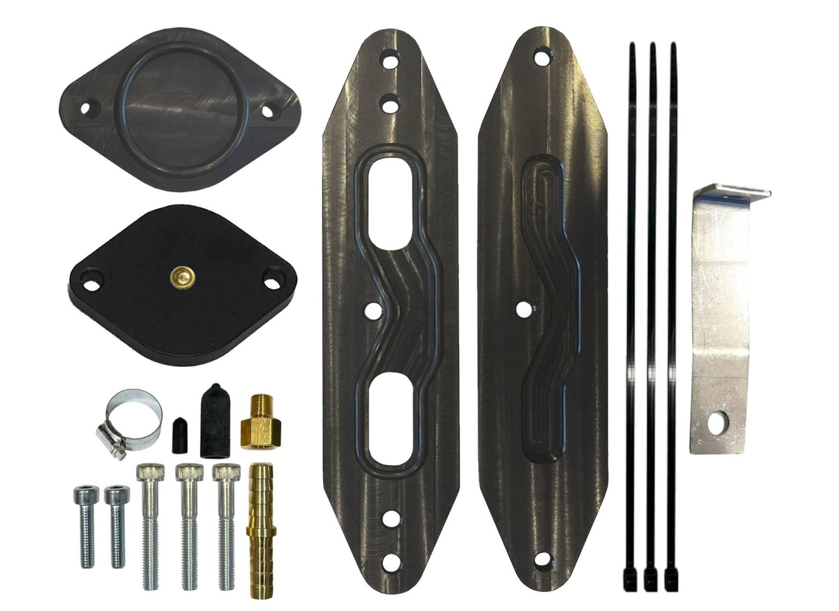 COOLER UPGRADE KIT W/PASS THROUGH PLATE 17-19 S/DUTY 6.7L