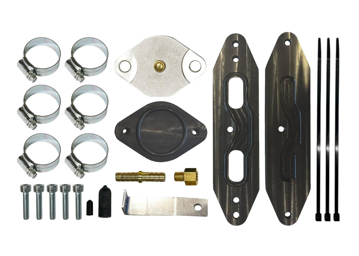COOLER UPGRADE KIT W/PASS THROUGH PLATE 20-26 S/DUTY  6.7L
