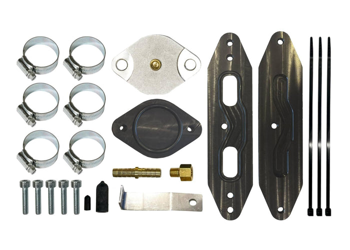 COOLER UPGRADE KIT W/PASS THROUGH PLATE 20-26 S/DUTY  6.7L