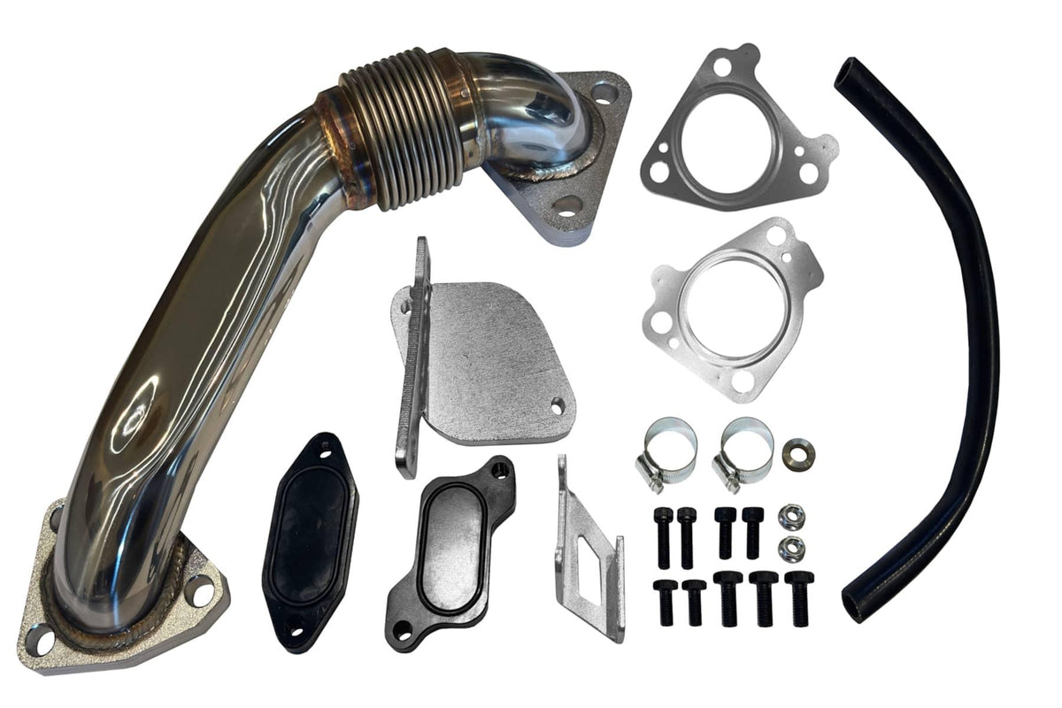 COOLER UPGRADE KIT W/ UP PIPE 06-07 GM HD 6.6L LBZ DURAMAX