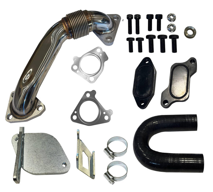 COOLER UPGRADE KIT W/ UP PIPE 07-10 GM HD 6.6L LMM DURAMAX
