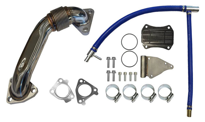 COOLER UPGRADE KIT W/ UP PIPE 11-16 GM HD 6.6L LML