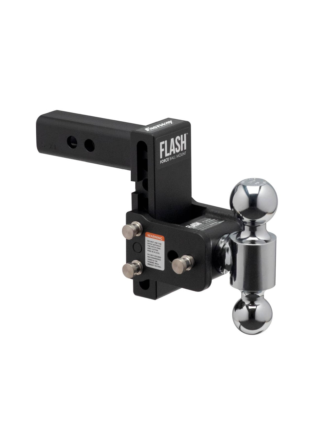 FLASH FORCE BALL MOUNT | 5" DROP | 2" RECEIVER | DUAL HITCH BALL