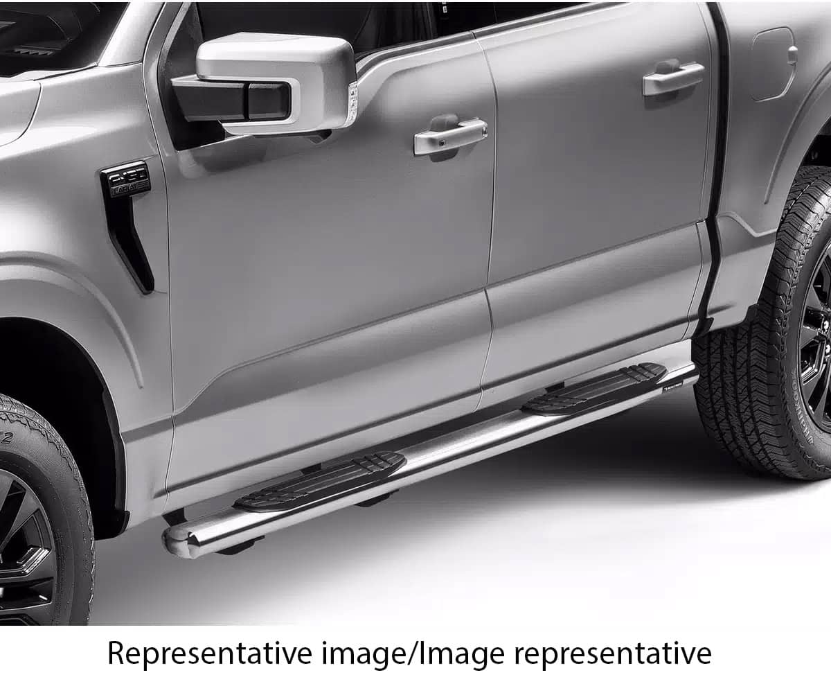 4" 1000 SERIES POLISHED SIDE STEPS 07-13 GM 1500 / 07-14 HD EXTENDED CAB