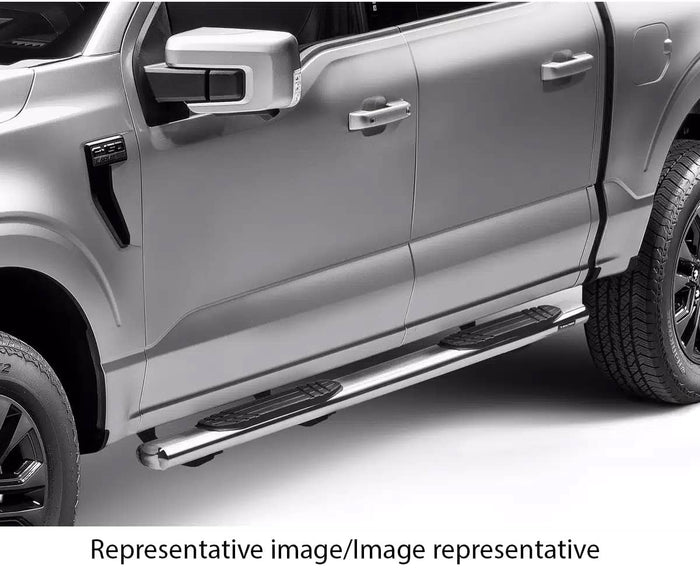 4" 1000 SERIES POLISHED SIDE STEPS 99-16 SUPER DUTY CREW CAB