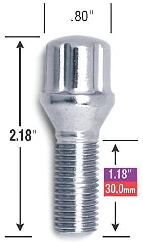 SD LUG BOLT 14MM X 1.50