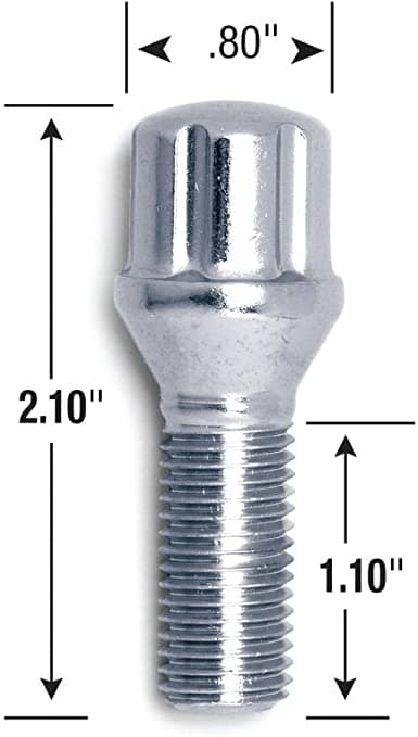 SD LUG BOLT 12MM X 1.50