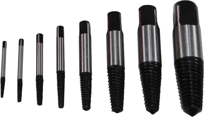 8 PCE JUMBO SCREW EXTRACTOR SET