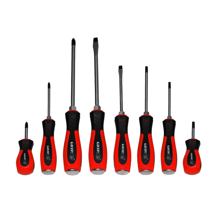 8PC GO THRU SCREW DRIVER SET
