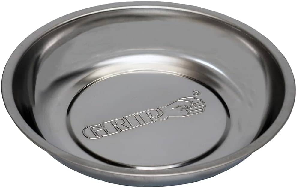 6" MAGNETIC PARTS TRAY - STAINLESS STEEL
