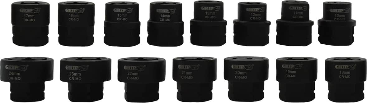 LOW PROFILE IMPACT SOCKET SET (METRIC)