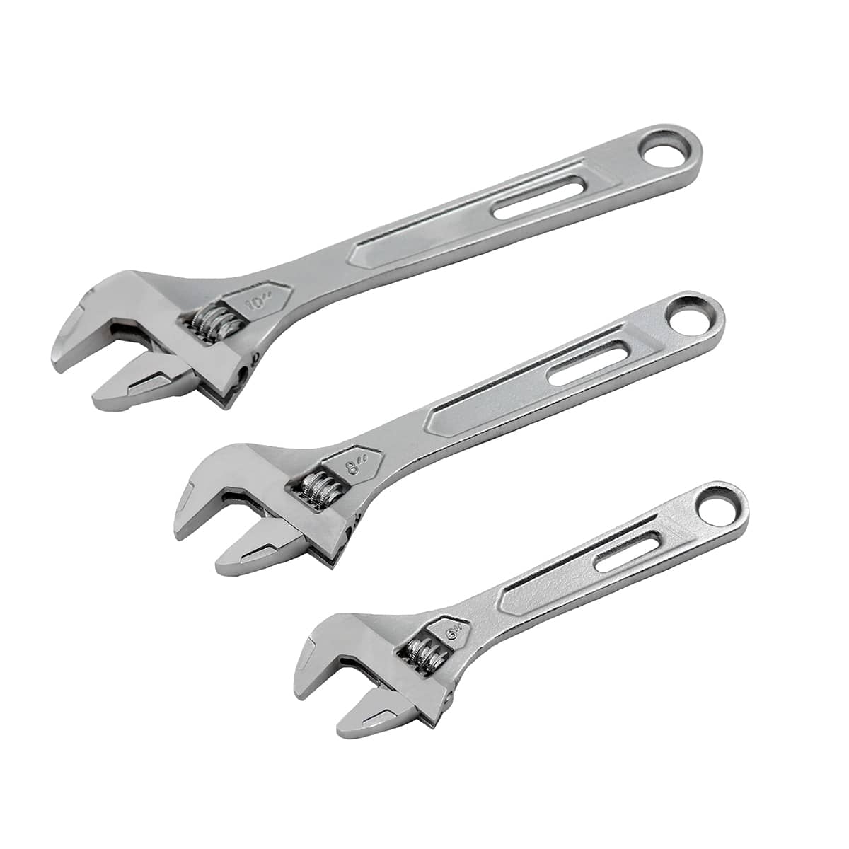 3PC ADJUSTABLE WRENCH SET