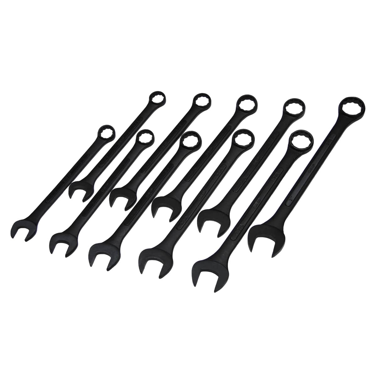 10PC JUMBO COMBO WRENCH SET SAE