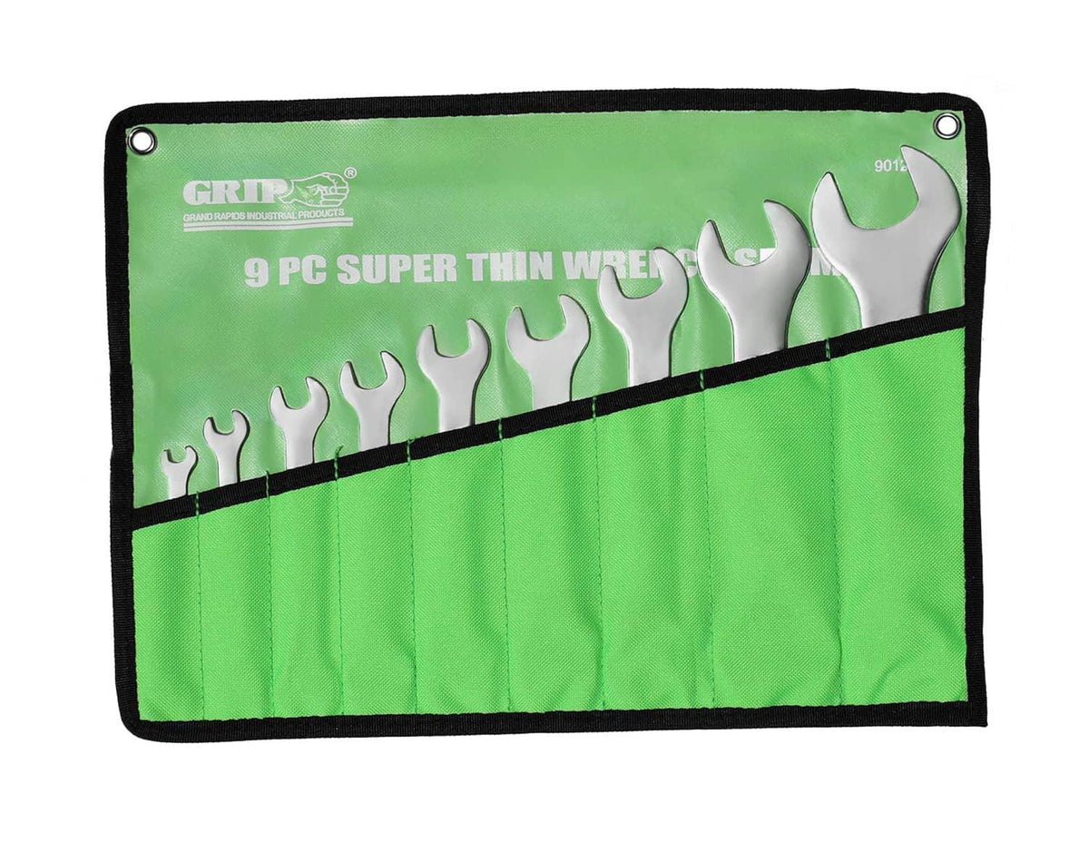 SUPER THIN WRENCH SET MET 9 PIECE