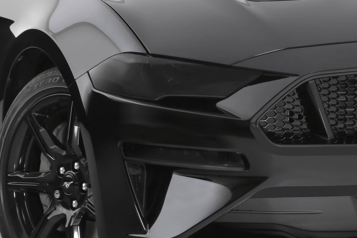 SMOKE FRONT TURN SIGNAL COVERS 18-23 MUSTANG