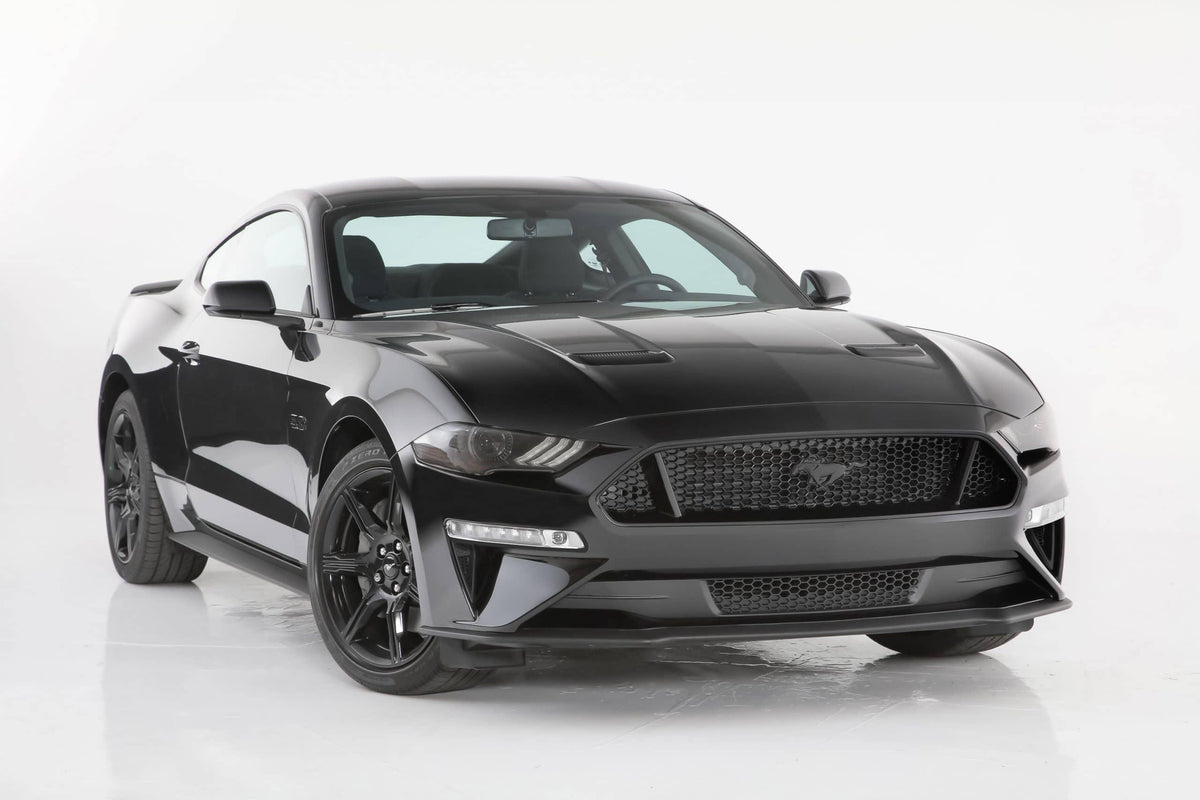CARBON FIBER HEADLIGHT COVERS 18-23 MUSTANG