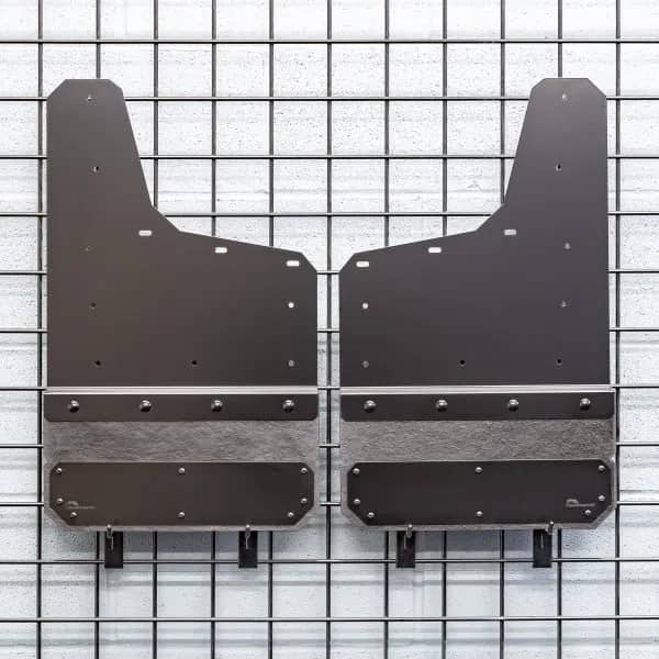 BLACK REAR MUD FLAPS 20-26 SILVERADO HD